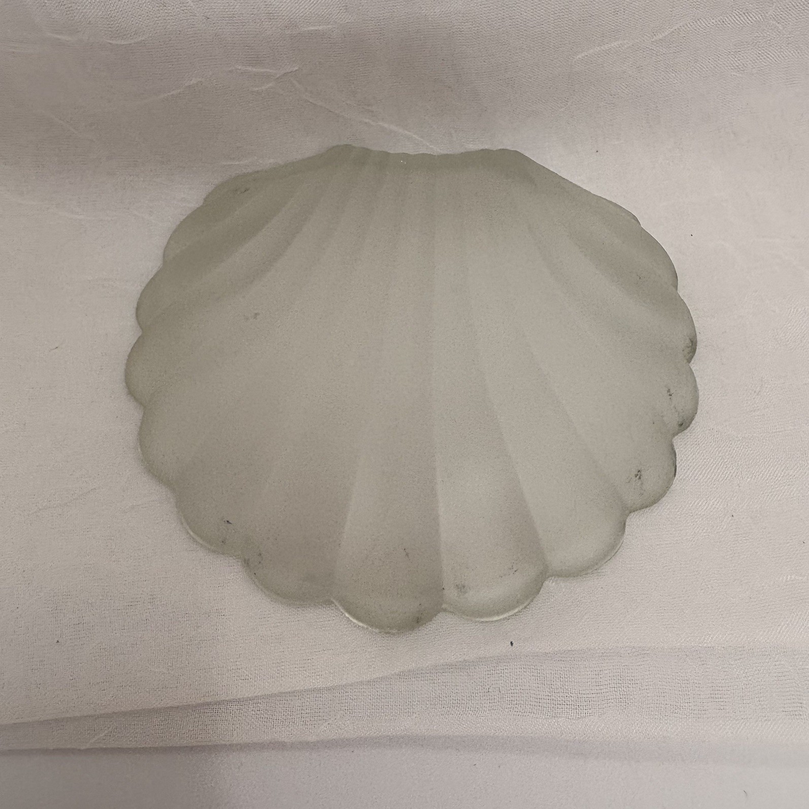 Vintage Silverplate Shell Butter Dish With Glass Insert