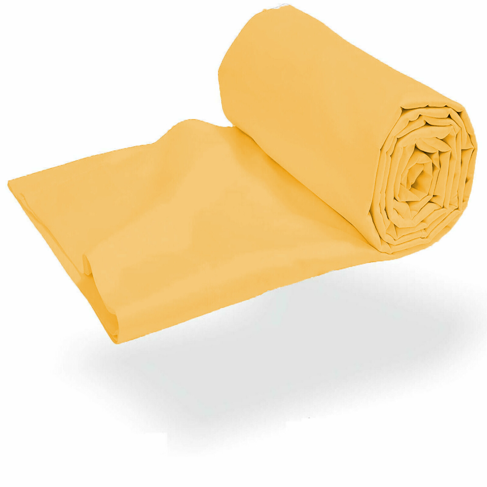 12/15/18/21 Inch Deep Pocket Sheets Egyptian Cotton Gold Solid Select Item