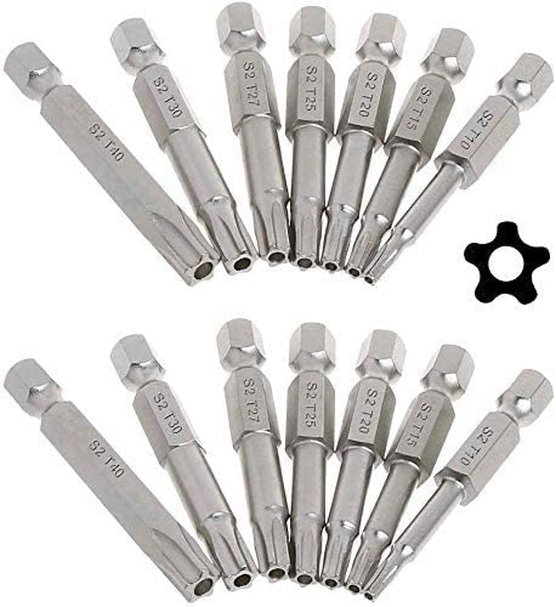 5 Point Security Star Torx Screwdriver Bits Set 14Pcs Security Star Torx