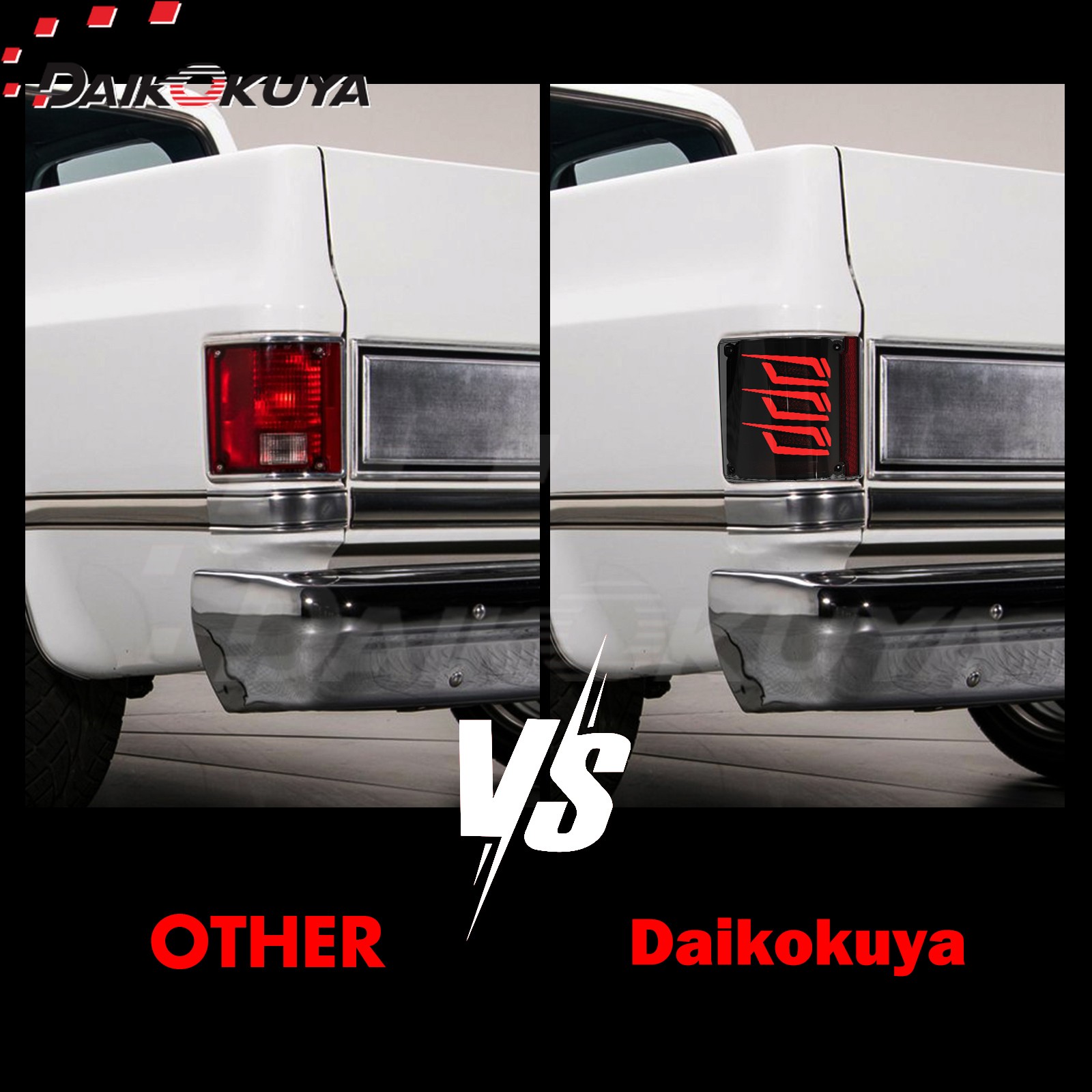 Sequential LED Tail Lights for 1973-1987 chevy C10 & GMC,with Start-Up Animation