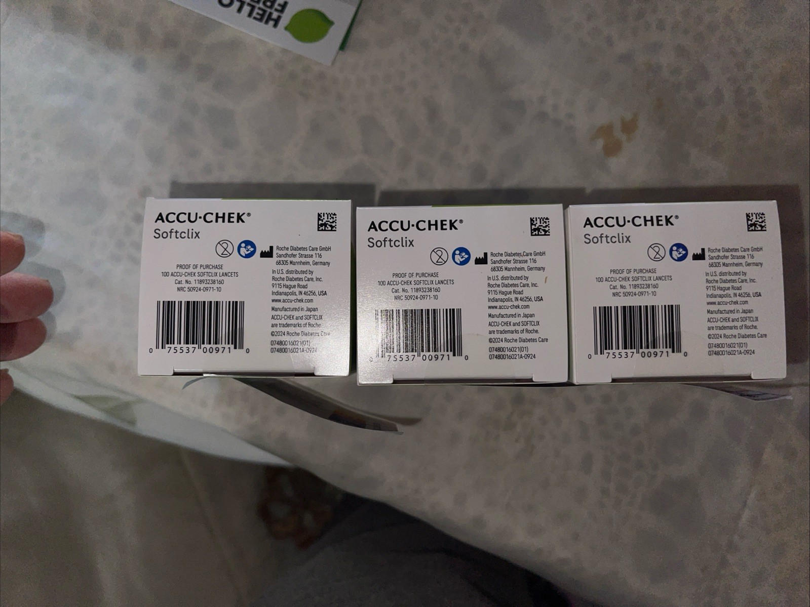 NEW Accu-Chek Softclix Lancet Diabetic Blood Glucose Testing 100 Lancets 9-2029