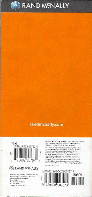Seattle, Washington, Street Map, by Rand McNally
