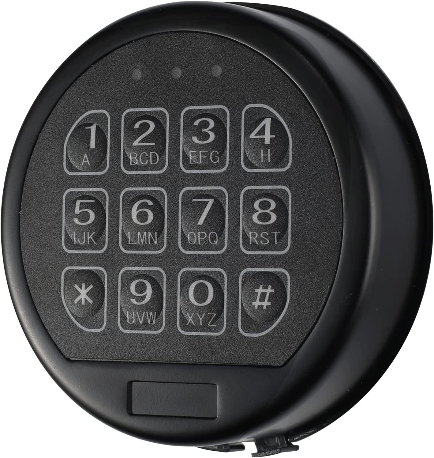 Gun Safe Lock Replacement Black Keypad with Solenoid Lock For Most Common Safes