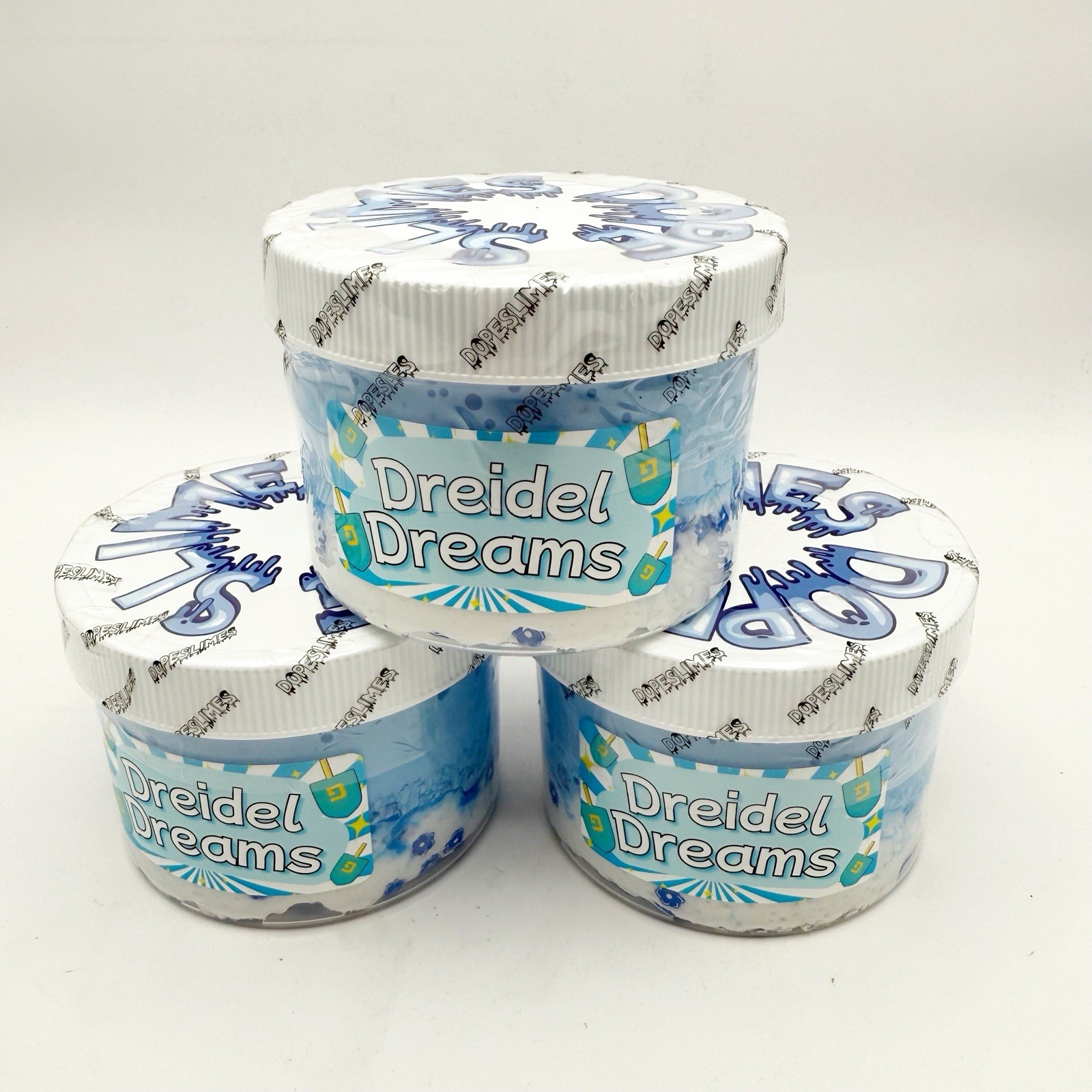 Dope Slimes Dreidel Dreams Butter Snow Fizz Hybrid 8 Oz Lot Of 3