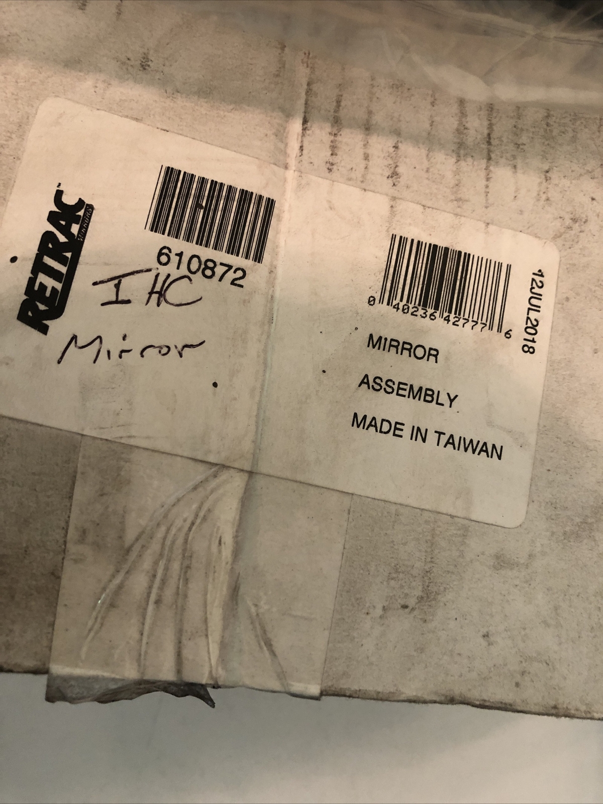 GENUINE RETRAC MIRROR 610872 NEW