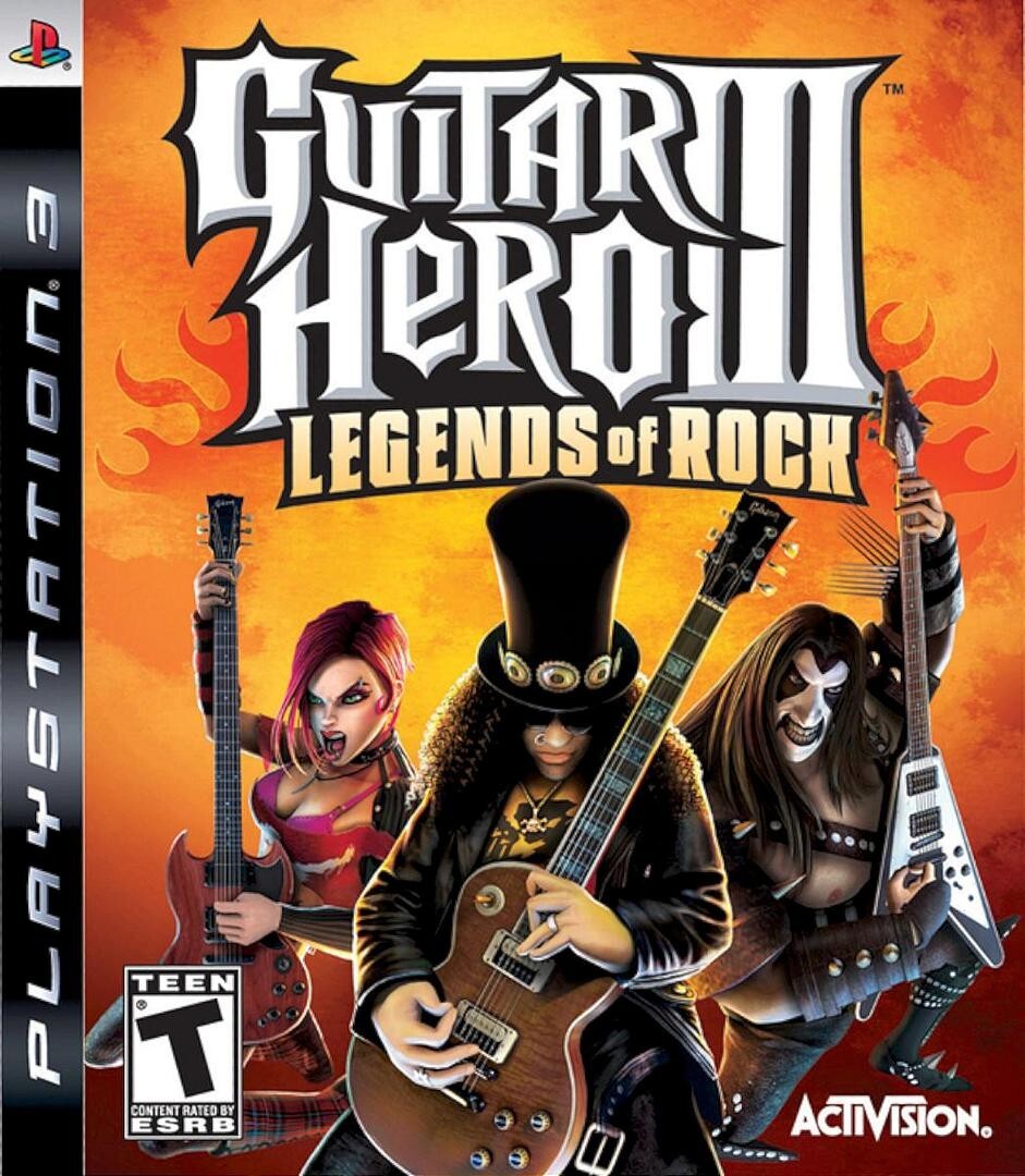 NEW PS3 Guitar Hero III 3 & Rock Band Wireless Controller + Game Bundle Set Kit