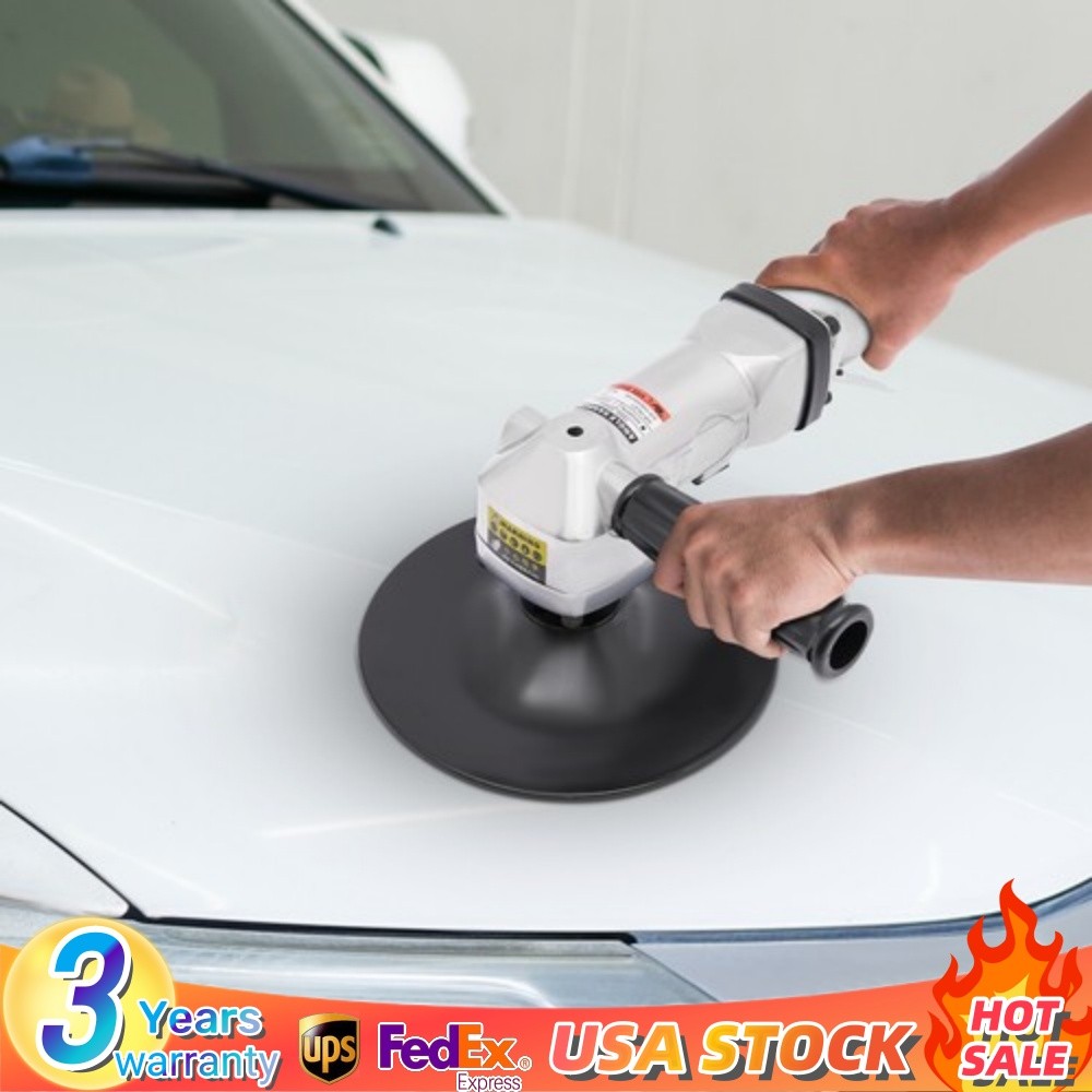 Pneumatic 7-inch Air Angle Sander Polishing Cars Ships Motorcycles Floors Stones
