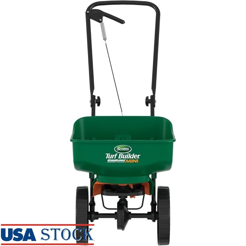 Mini Broadcast Spreader EdgeGuard Technology Lawn Care Small Medium Yards New