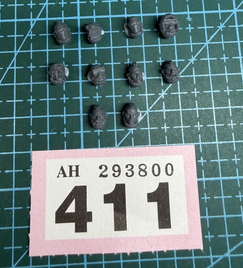 10 Leagues Of Votann Hearthkyn Warrior Pioneers Heads Militarum Squats 40K Bits