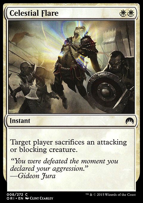 Magic the Gathering MTG Celestial Flare (8) Magic Origins   LP