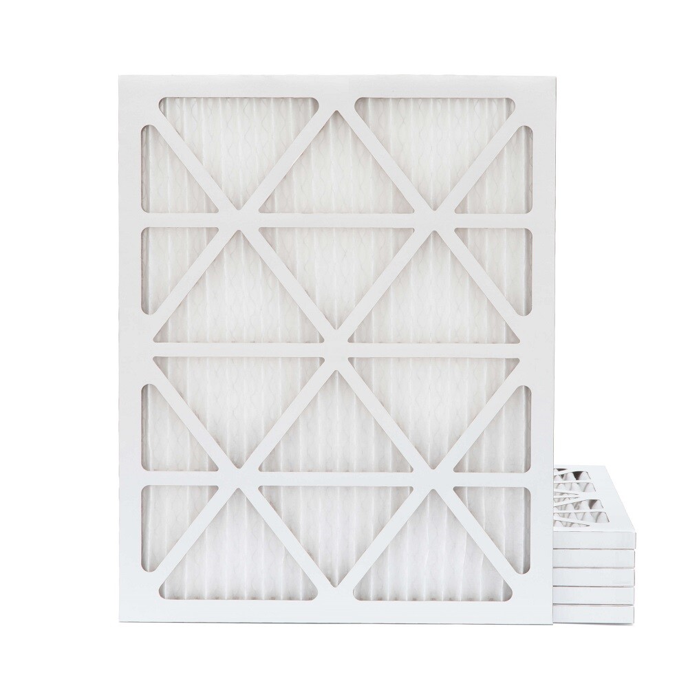 20x25x1 MERV 13 Pleated AC Furnace Air Filters.  6 Pack.  Made in USA.