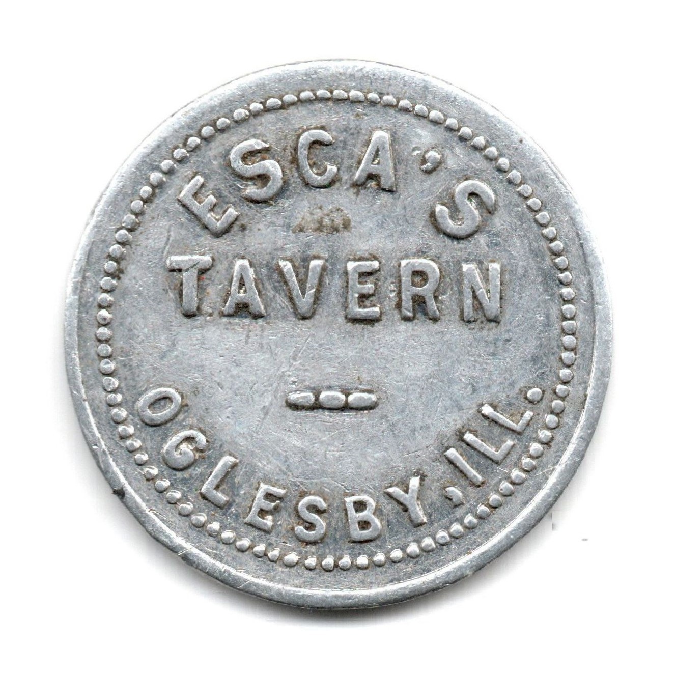ESCA'S TAVERN • 5c • OGLESBY, ILLINOIS, IL. • TC-591608