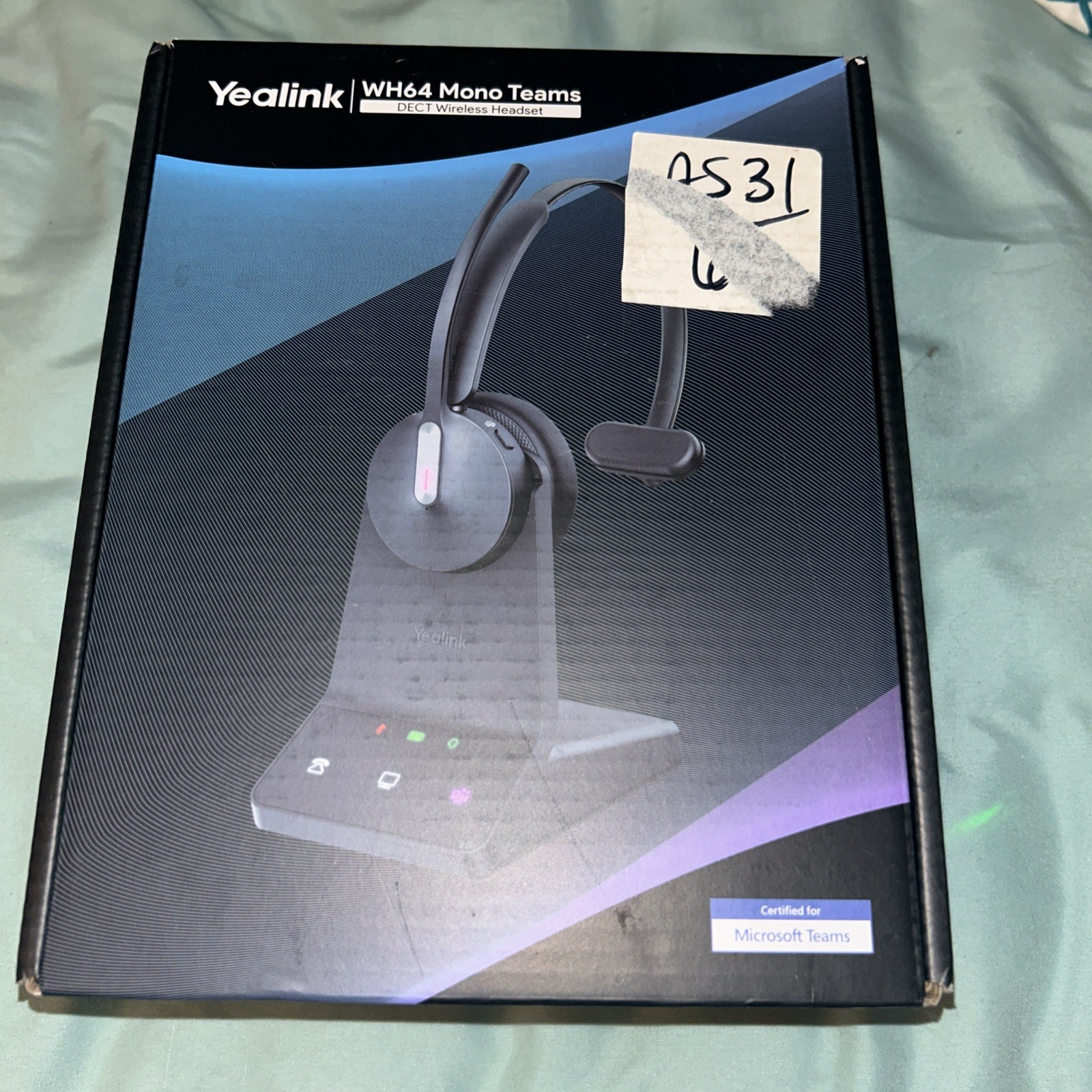 Yealink WH64 Mono UC Wireless Headset DECT & Bluetooth Phone Headset 1208672