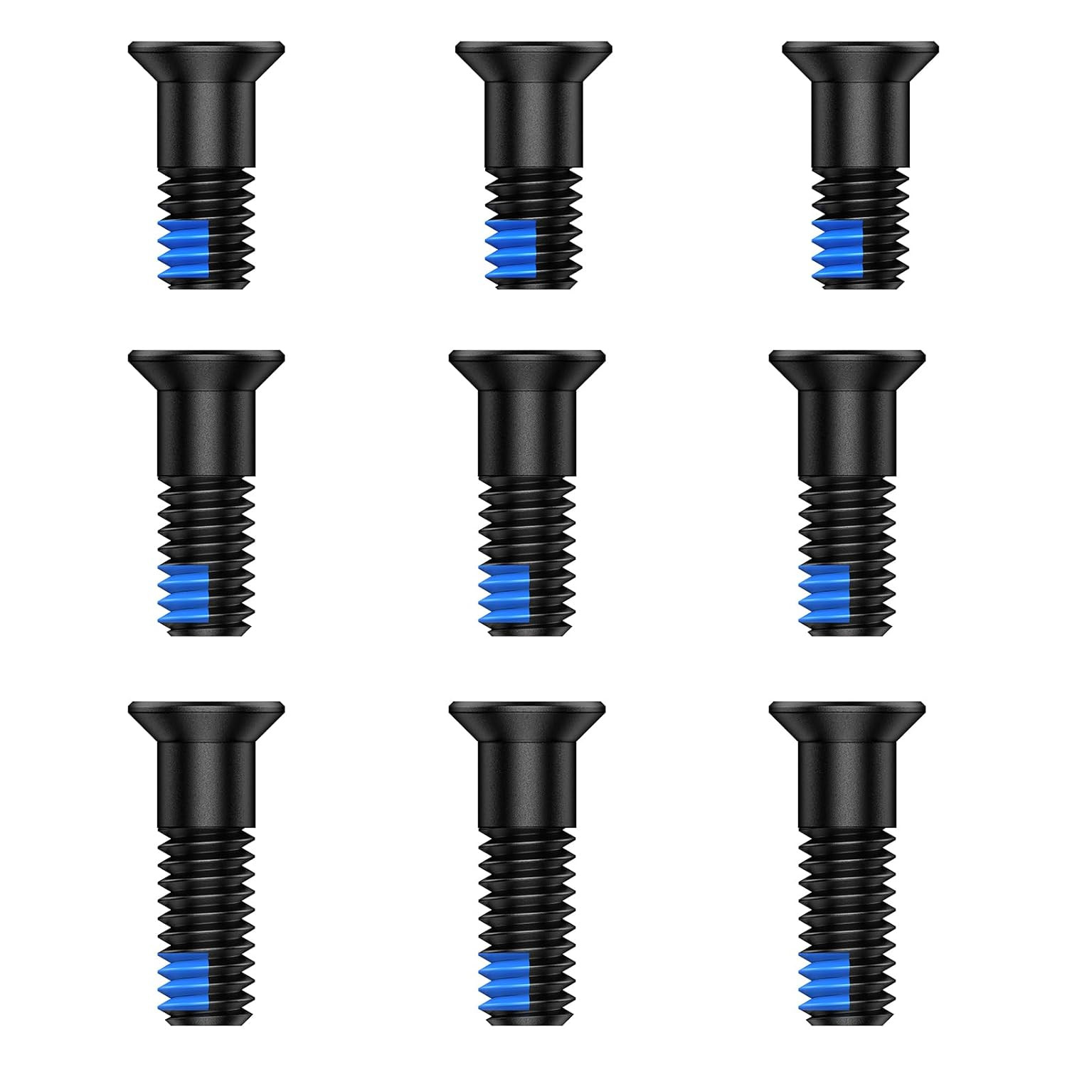 9Pcs Red Dot Screw Kit M4 Screws Diameter 6mm Includes 9.8mm/11.3mm/12.8mm fo...