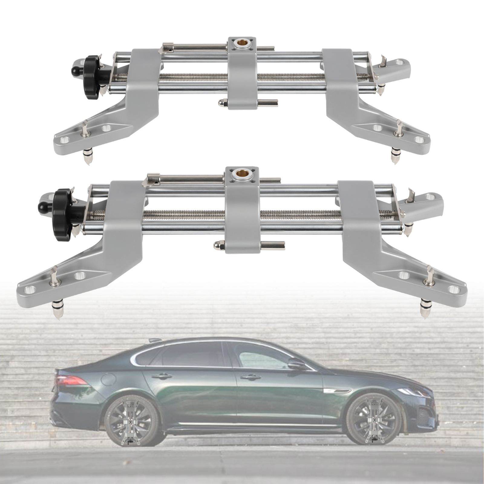 2pcs Wheel Alignment Rack Rim Clamp Mount 11'' to 25'' Rim High Precision New