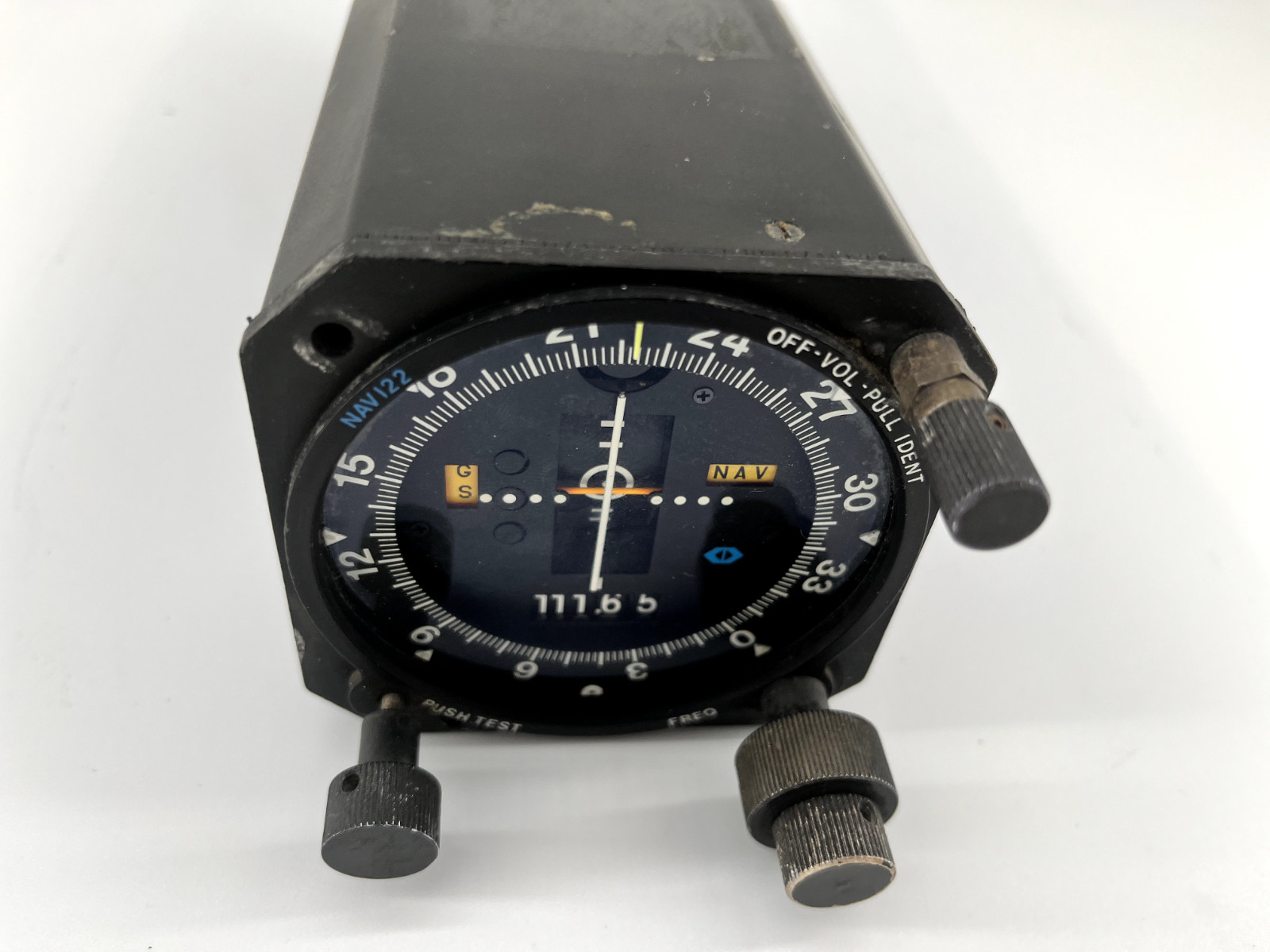 NAV-122 / NAV 122 | Narco VOR LOC Glideslope Navigation Receiver Indicator CORE