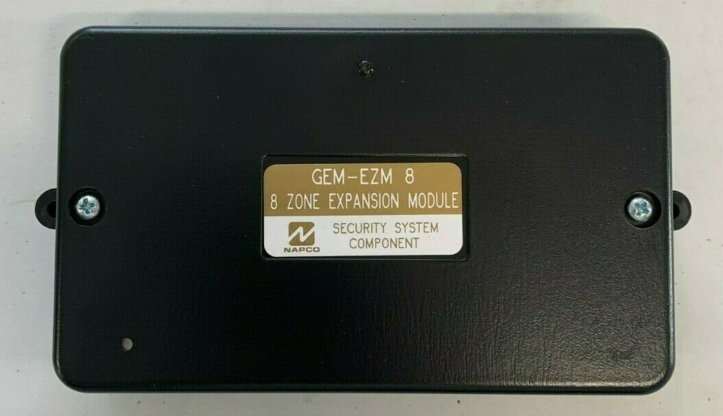 GEM-EZM8 Napco 8-Zone Expansion Module, Black Security system component NEW