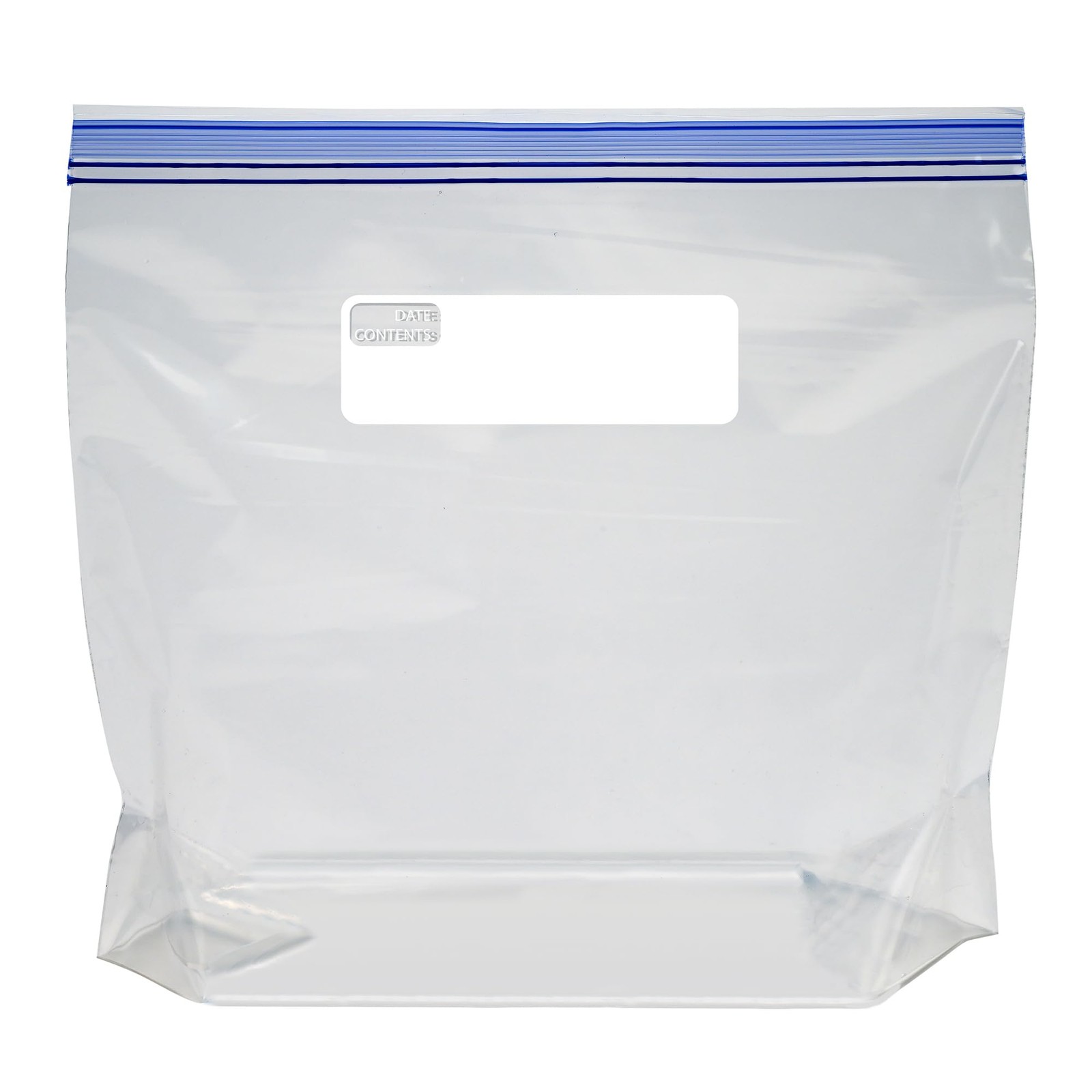 Amazon Basics Reclosable Freezer Gallon Size Bags (90 Count), Clear