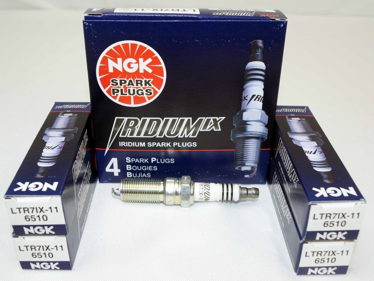 NGK LTR7IX11 Secondary Ignition - Spark Plug 6510 Set of 4Pcs