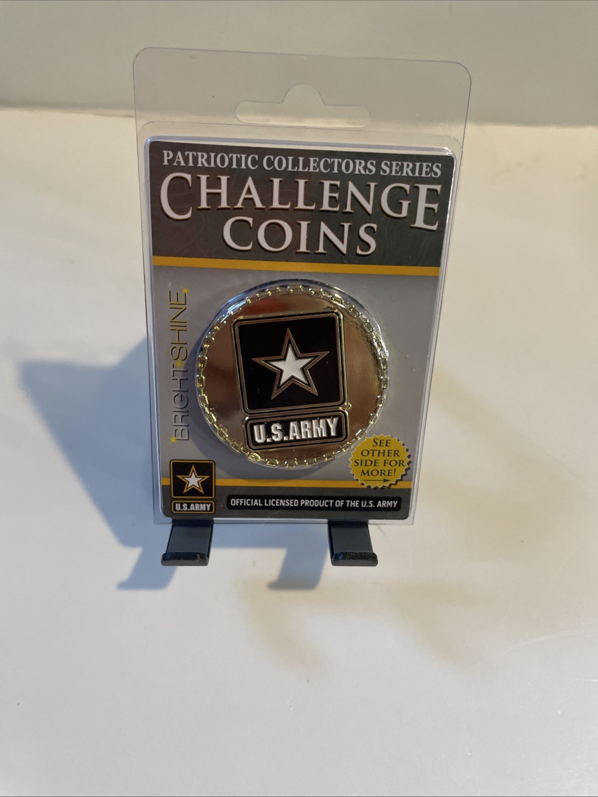 CHALLENGE COIN, NEW UNITED STATES ARMY LOGO II Enameled PATRIOTIC 1-5/8"