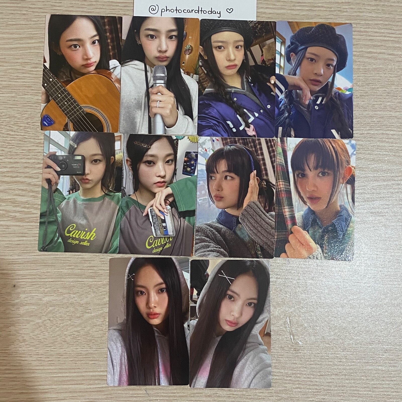 NEWJEANS Bunnies Camp OFFICIAL Photocard MINJI HANNI DANIELLE HAERIN HYEIN