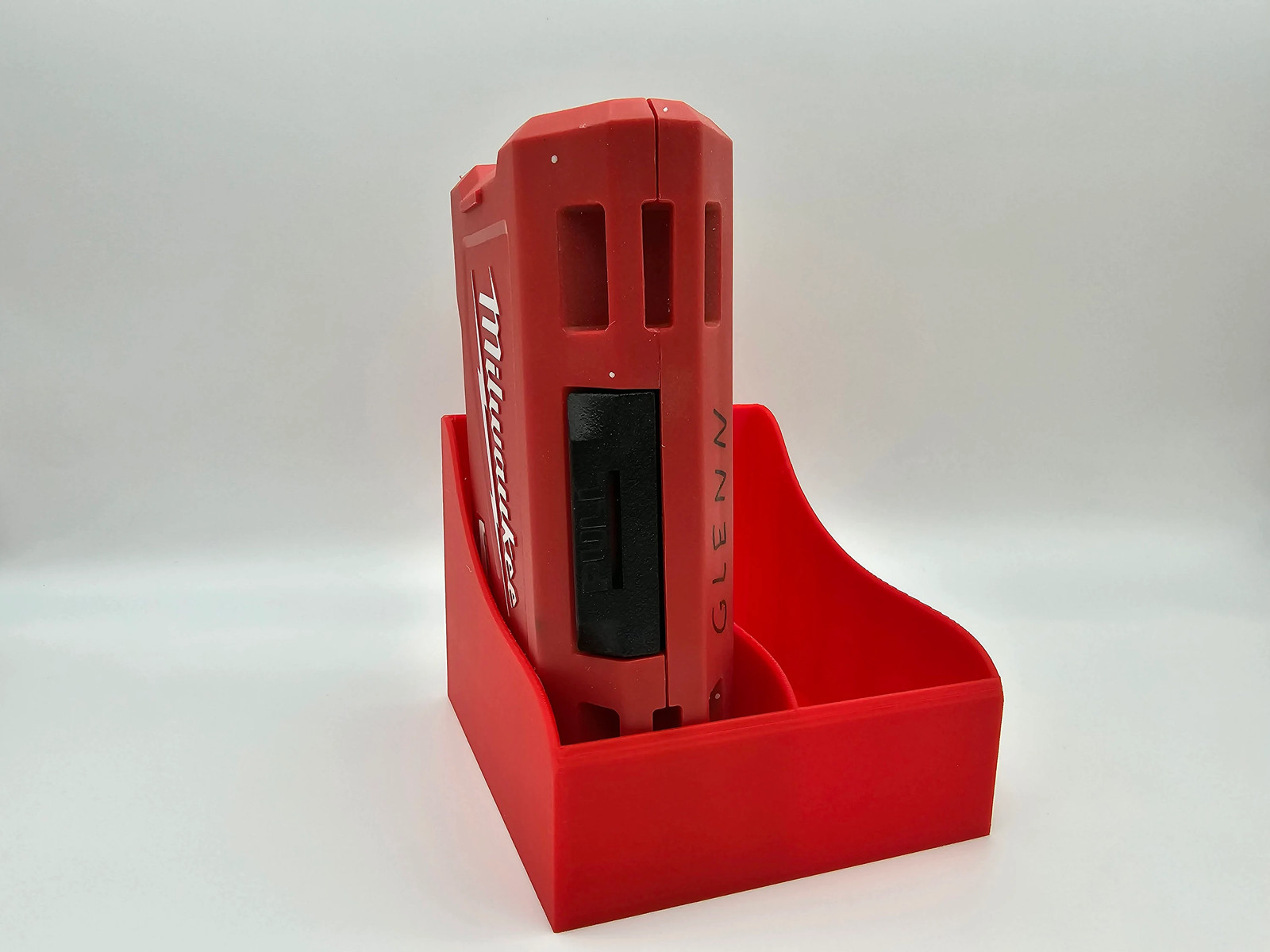 Bit Box Wall Mount Compatible with Milwaukee Packout - Holds Two Drill Bit Boxes