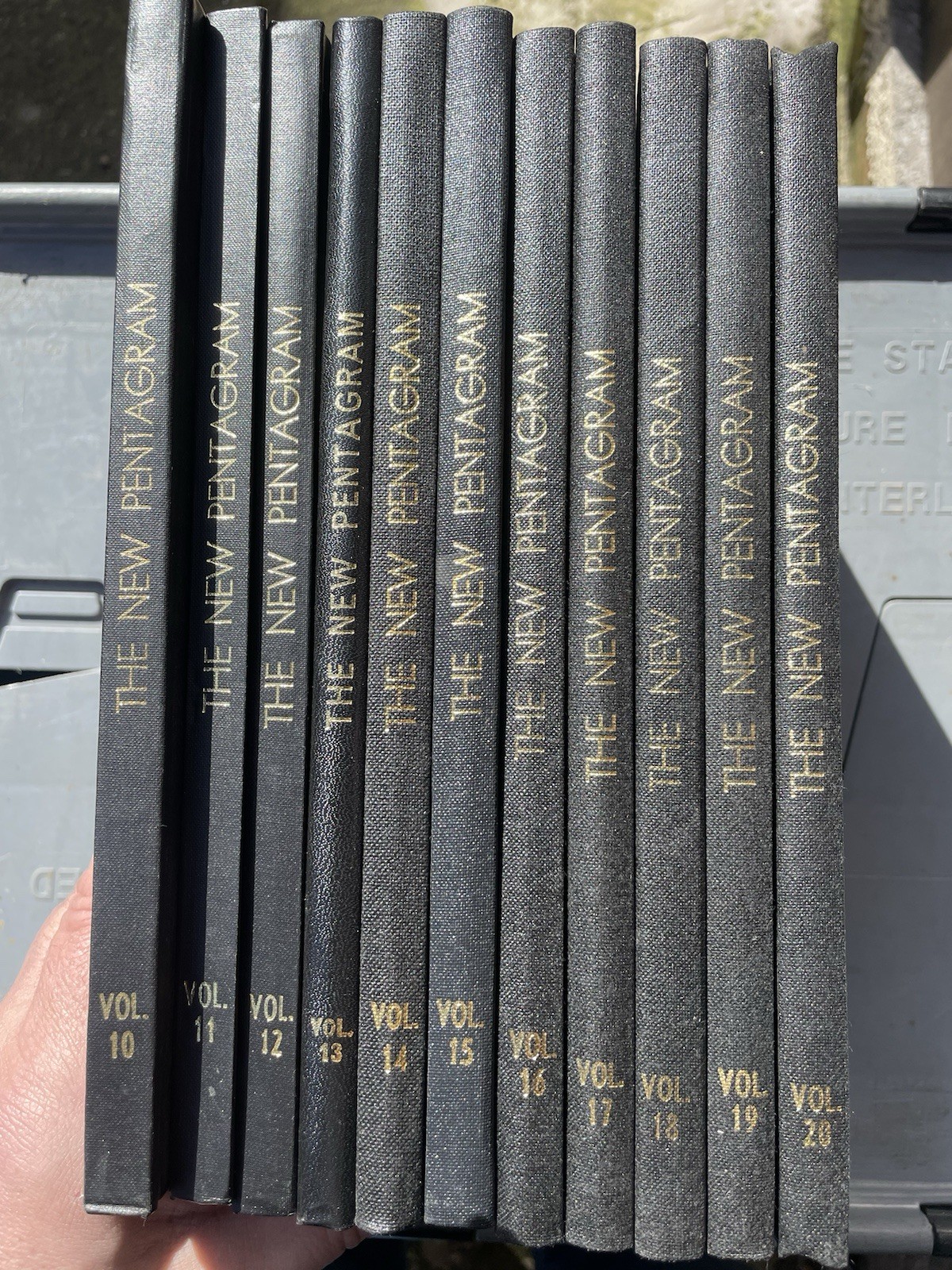 Magic Books Vintage Magic Magazine The New Pentagram Volumes 10-20 Peter Warlock
