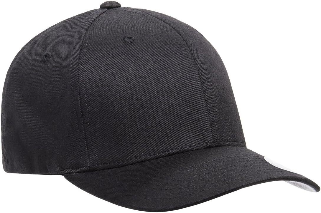 Flexfit Men's Athletic Baseball Fitted Cap XX-Large, Black