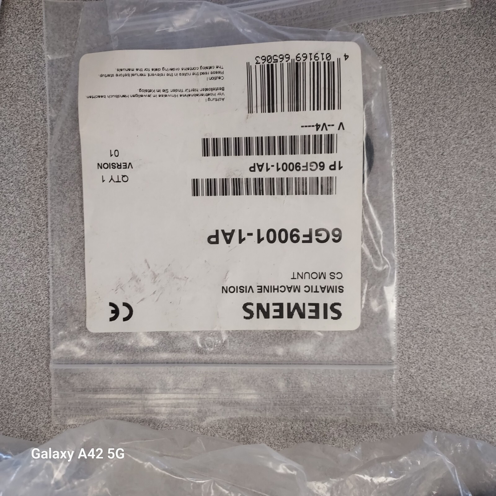 Siemens simatic VS-725 camera with software