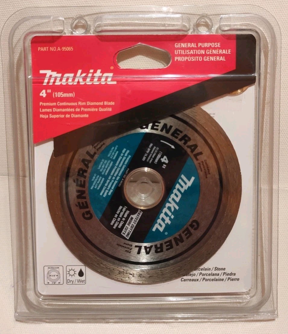 4" Makita A-95065 Premium Continuous Rim Diamond Blade