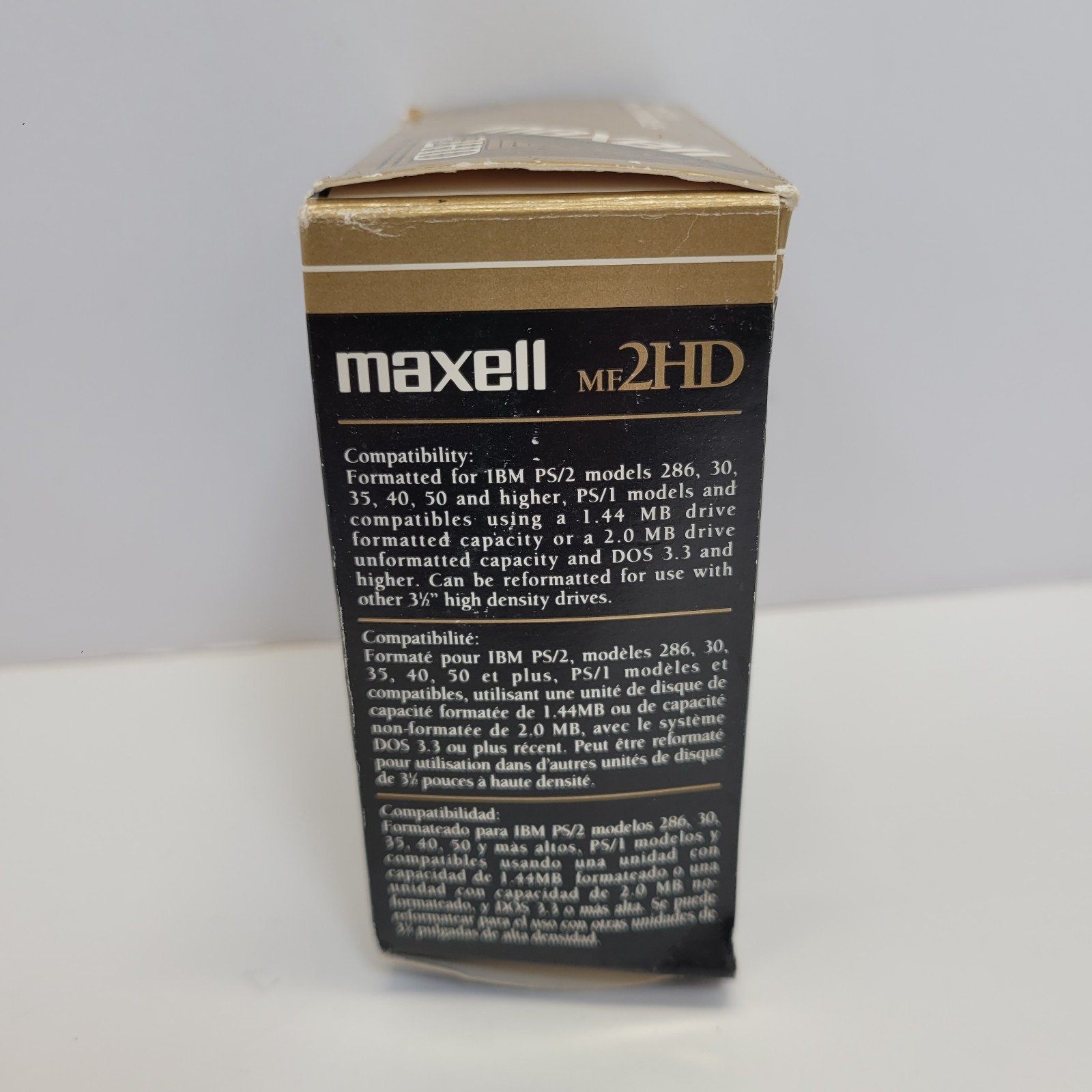 7 Maxell MF2HD 3.5" IBM Compatible Diskettes Open Box