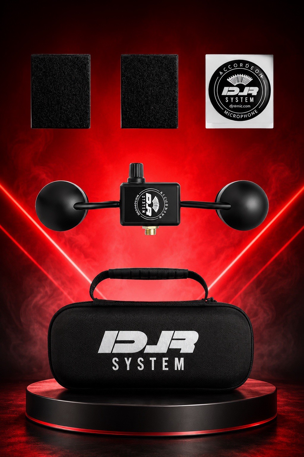 DJR-2 ToughCore Double Accordion Microphone