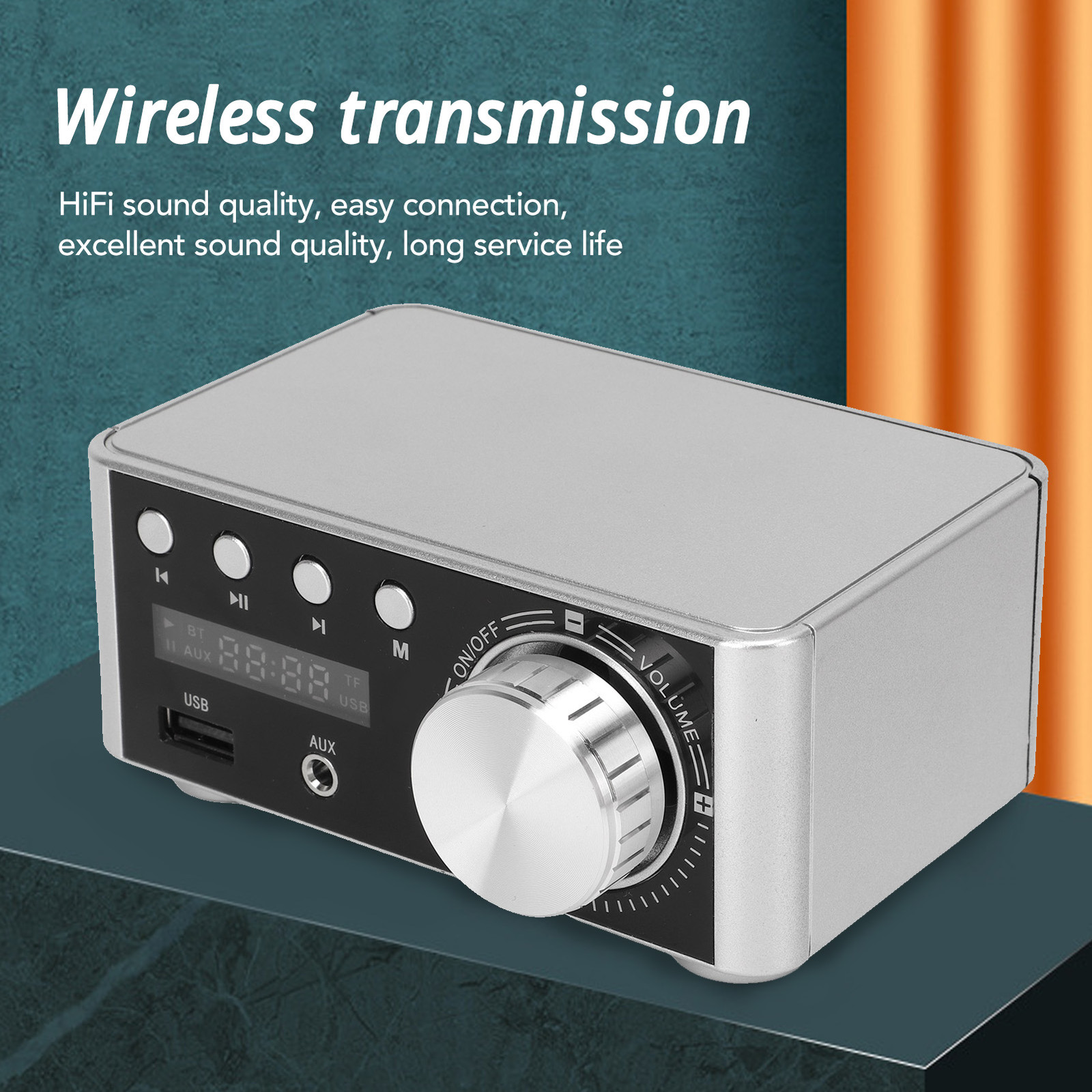 Amplifier Silver Mini 5.0 Digital Amplifier HiFi Stereo
