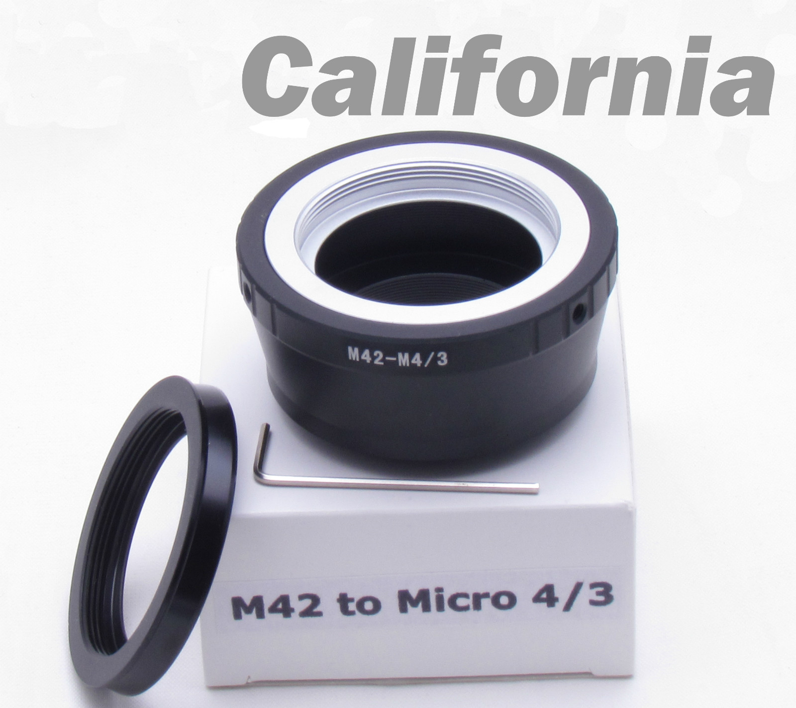 Adjustable M42 Lens to Micro 4/3 M4/3 adapter E-P1 E-P2 G1 GF1 GH1 + Screwdriver