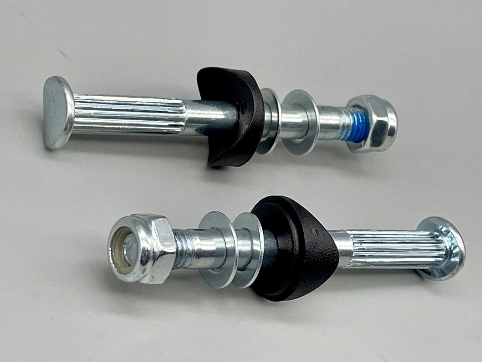 REAR Wheel Axle, 2 Pack, Rollator Parts Carex Steel Rolling Walker NEW