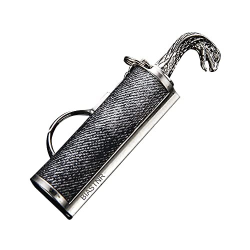 Permanent Match Keychain Lighter, Flint Matchstick Fire Starter Lighter,