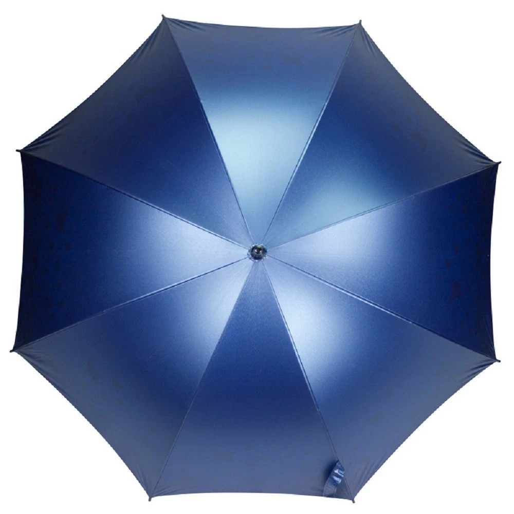 Iridescent Top Compact Sky Print Umbrella Cloud Automatic Open With Sleeve