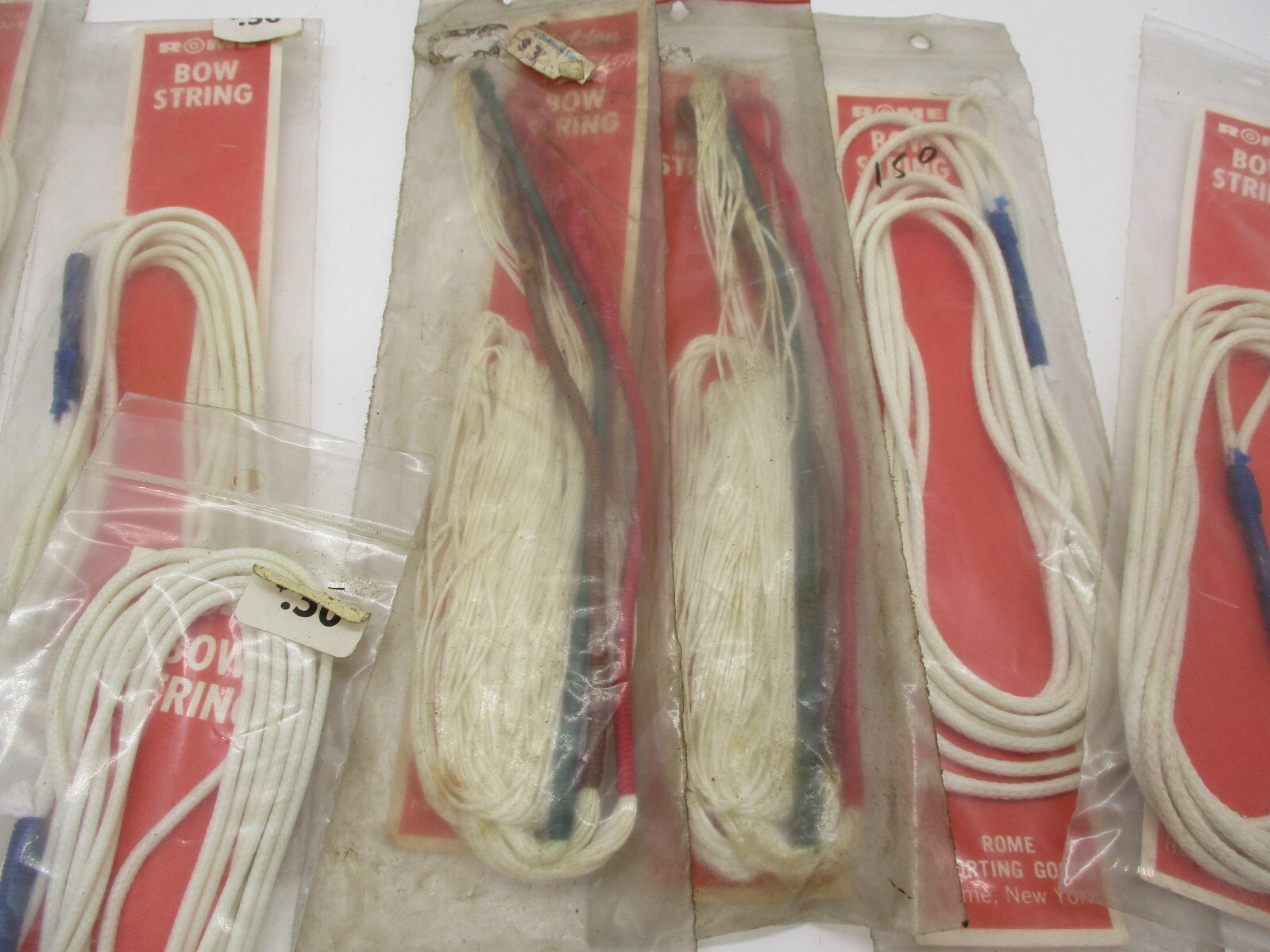16 Vintage "ROME" Single Loop Bow Strings -Rome Sporting Goods Rome, New York