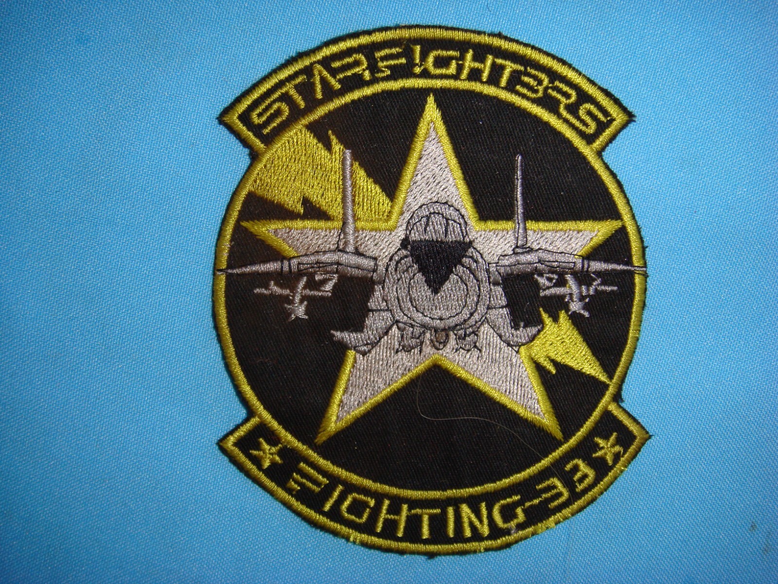 VIETNAM WAR PATCH, US NAVY FIGHTER SQUADRON VF-33 STAR FIGHTERS