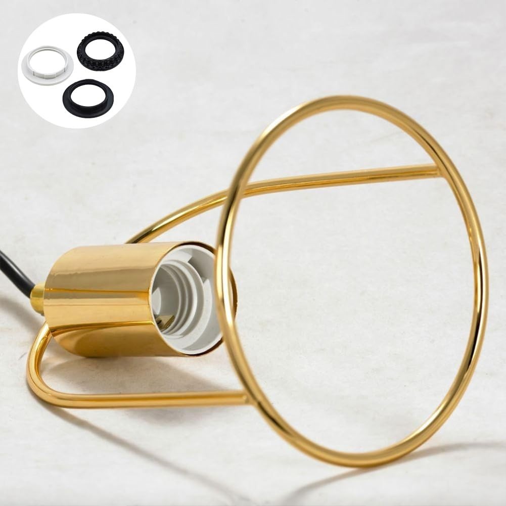 8 Pack Light Socket Shade Ring, Lamp Shade Adapter Ring, Retaining Rings for ...