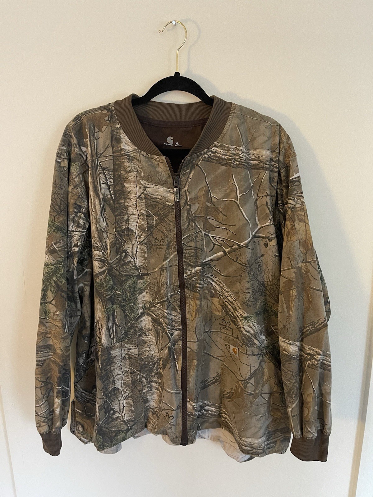 Carhartt Realtree Xtra Camo Lightweight Men's XL Zip-up Jacket