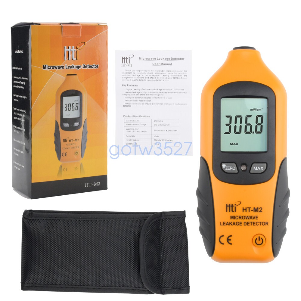 Digital LCD Display Microwave Leakage Detector Accurate Radiations Meter Tester