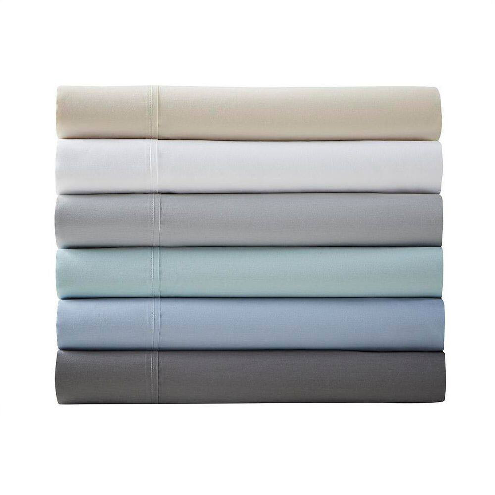 1500 Thread Count White Cotton Blend Standard Pillowcase (Set of 2)