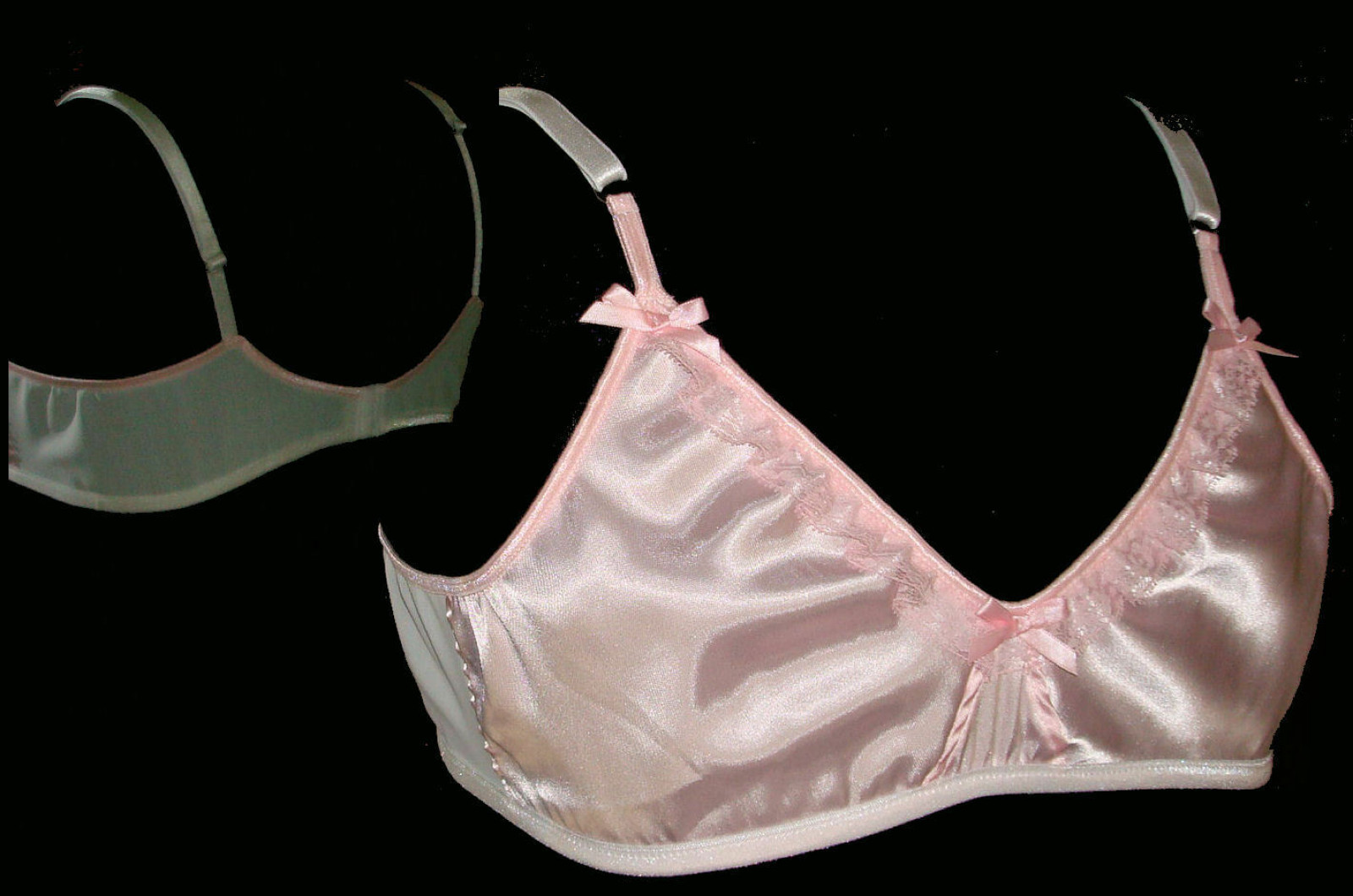 Adult Sissy - Cross Dresser- Male "Training Bra"  for MEN w/ LACE + COLOR CHOICE