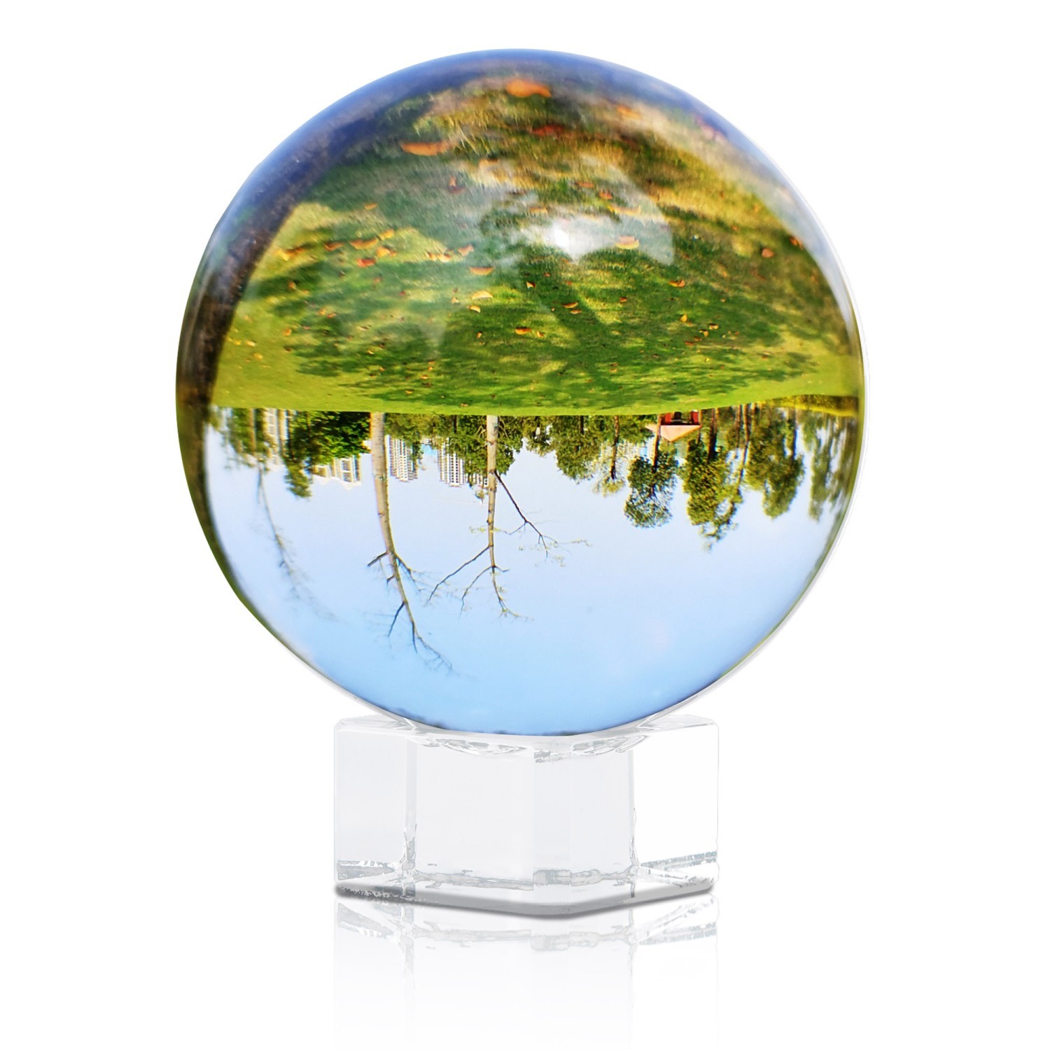 Glass Ball Crystal Ball with Glass Stand Crystal Ball Glass Ball Photo Ball