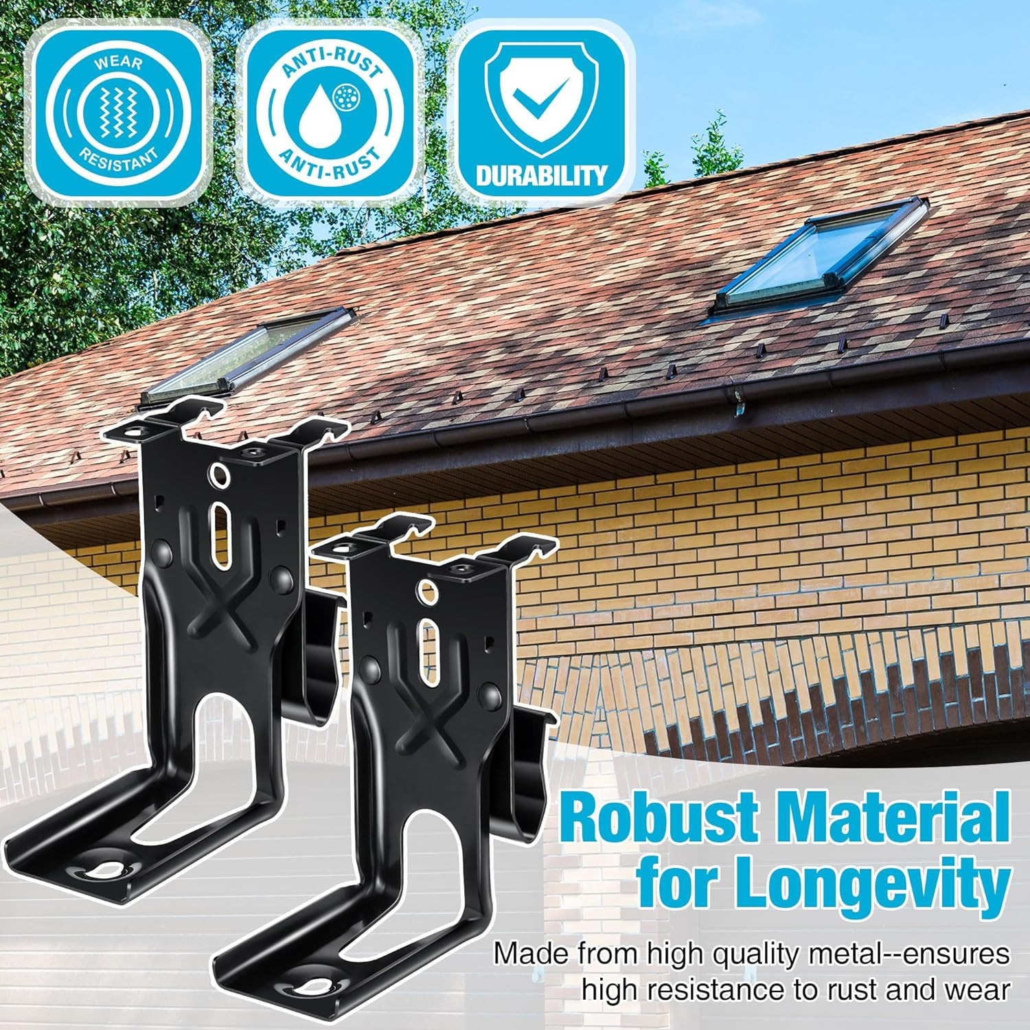 2 Pack Garage Door Sensor Brackets Compatible with Craftsman & Liftmaster