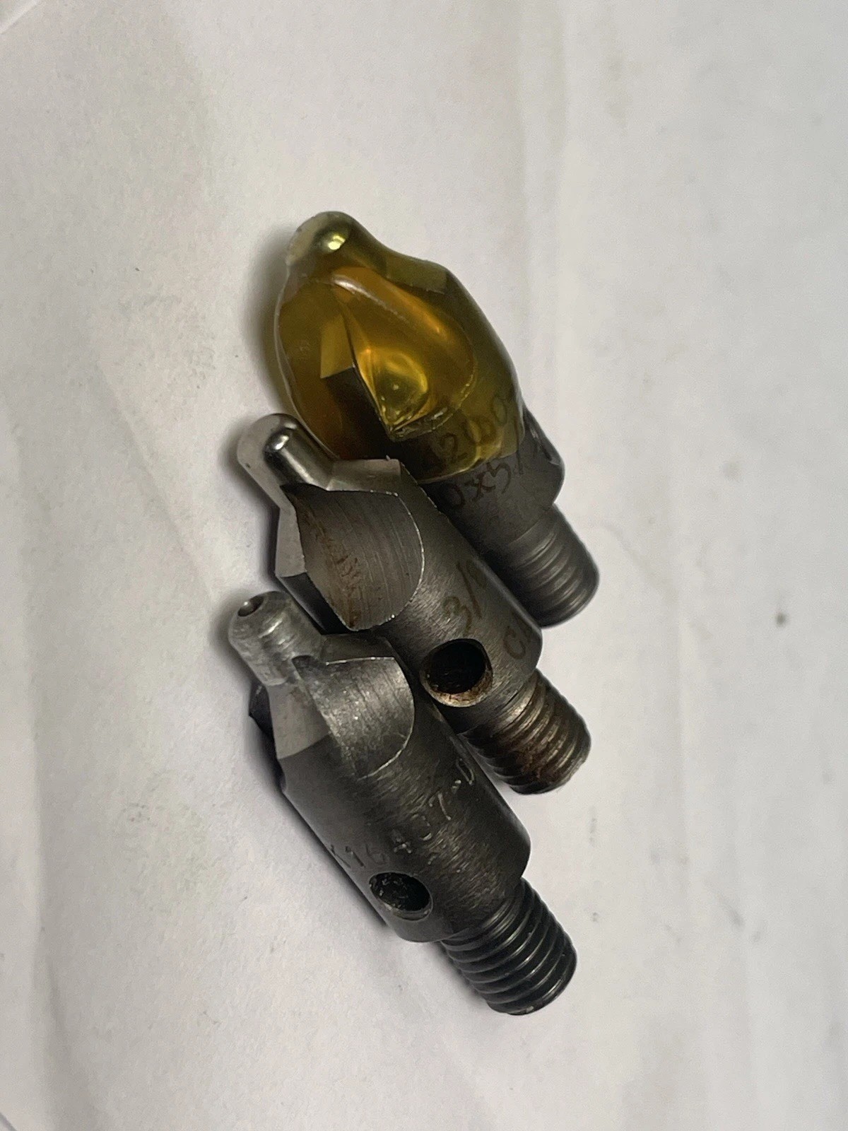 HSS 100° Piloted Aircraft Countersink Cutter 3/8Dx5/32P x 1/4-28 Qty.3(26MY559)