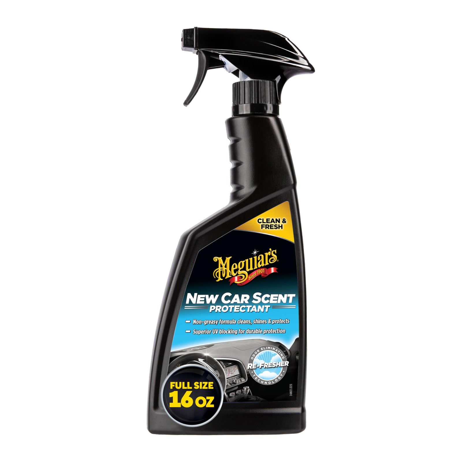 Meguiar's Interior Protectant 16 Fl Oz New Car Scent Cleans Shines Protects