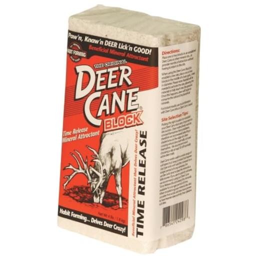 Deer Cane Block Mineral Deer Attractant - Fast & Easy to Use All Year-Round