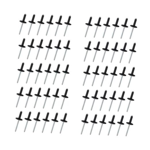 (60 Pack) 3/16 Steel Pop Rivet 293150104,Compatible with Ski-Doo/Sea-Doo/Can